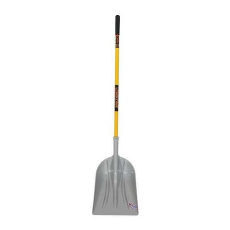 Structron Grain Scoop, Polymer Blade, 51 in L Premium Fiberglass Handle 49251