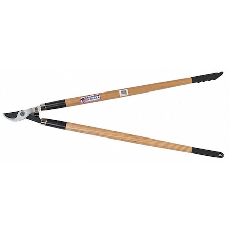 Seymour Midwest Lopper, Bypass Blade, Steel 1-1/4 in L Blade, Hardwood Handle, 38 in Tool L 41487