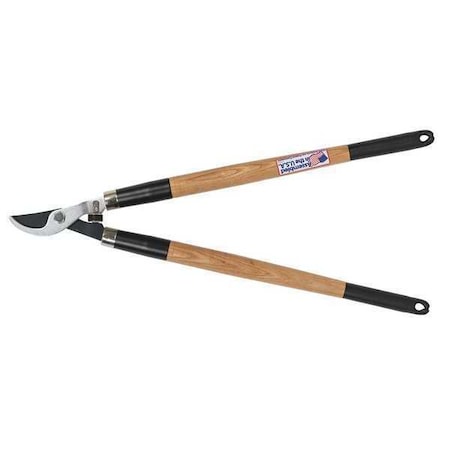 Seymour Midwest Lopper, Bypass Blade, Steel 1-1/4 in L Blade, Hardwood Handle, 29 in Tool L 41484