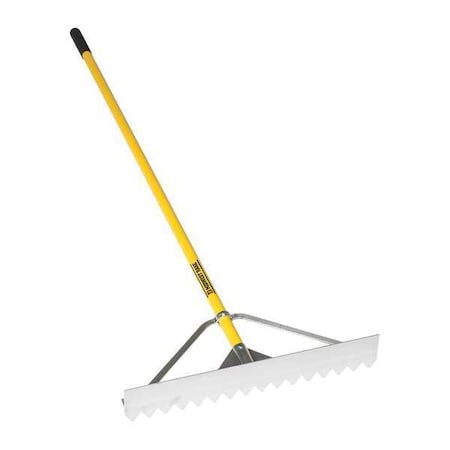 Midwest Rake 36 in Light Lute With Goliath Bracing, 82 in L Powder Coated Aluminum Handle 56137