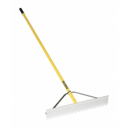 Midwest Rake 30 in Standard Lute, 82 in L Handle, Wrap Bracing 50230