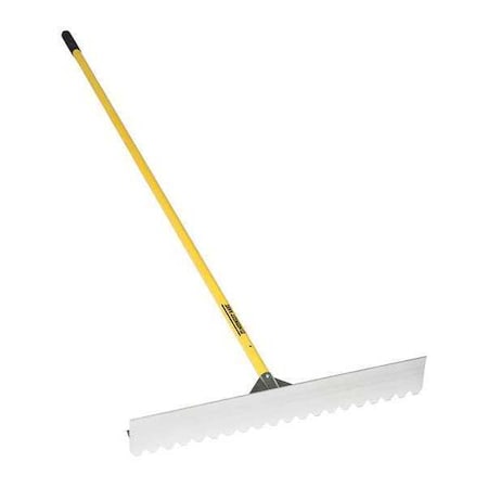 Midwest Rake 24 in Standard Lute, 82 in L Handle, Gusset Bracing 50025