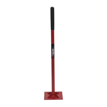 SEYMOUR MIDWEST Tamp, 10x10", 1/4" Plate, 48" Handle 85010GRA