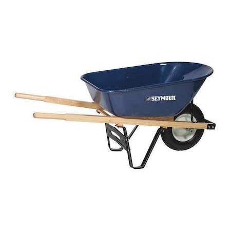 Seymour Midwest Wheelb.arrow, 6 Cu Ft, Steel, Knobby Tire 85740