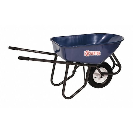 Seymour Midwest Wheelb.arrow, 6CuFt, Steel, Knobby Tire 85730