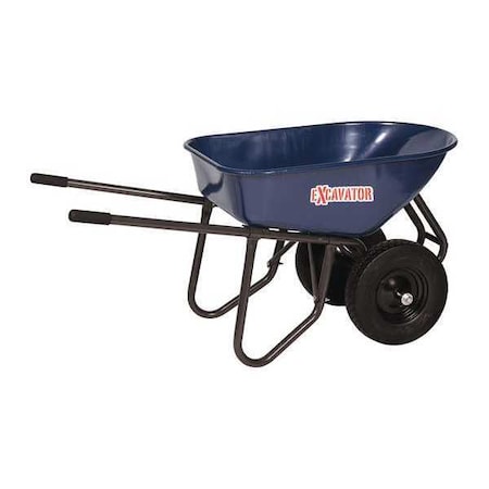 Seymour Midwest Wheelb.arrow, 6CuFt, Steel, 2 FlatFree, Capacity: 6 cu. ft. 85733