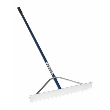 Midwest Rake 36 in Lute Rake, 82 in L Powder Coated Aluminum Handle 56936