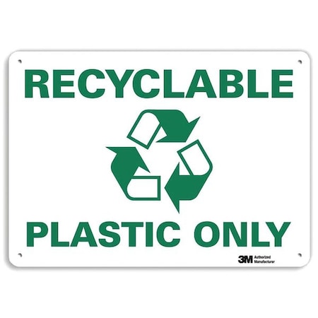 Lyle Recyclable PLASTIC ONLY, 7 in x 10 in, Vertical Rectangle, Aluminum, U1-1061-NA_10x7 U1-1061-NA_10x7