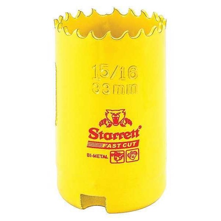 Starrett Bi-Metal Fast Cut Hole Saw 1-5/16" (33mm) FCH0156-G