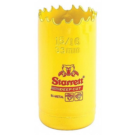 Starrett Bi-Metal Fast Cut Hole Saw 1-5/16" (33mm) DCH0156-G