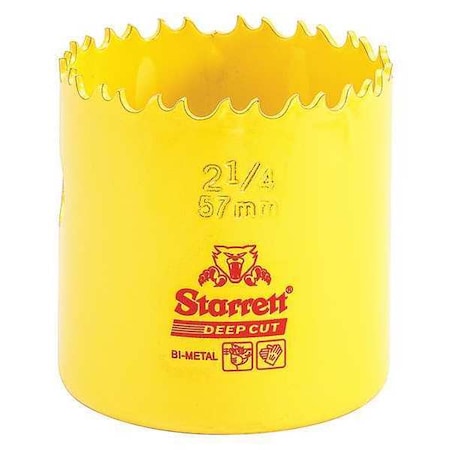 Starrett Bi-Metal Fast Cut Hole Saw 2-1/4" (57mm) DCH0214-G