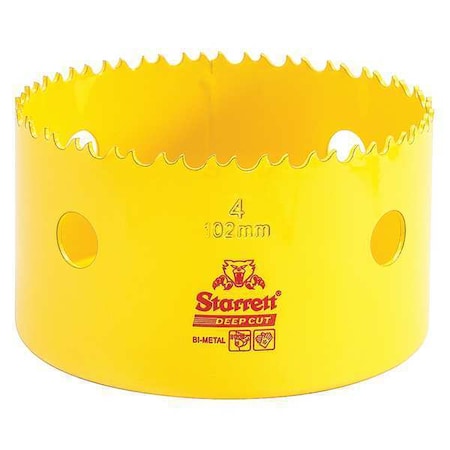 Starrett Bi-Metal Fast Cut Hole Saw 4" (102mm) DCH0400-G