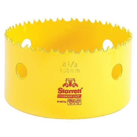 Starrett Bi-Metal Fast Cut Hole Saw 4-1/4" (108mm) DCH0414-G