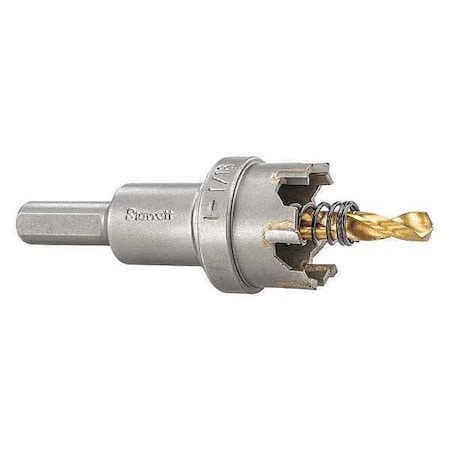 Starrett Carbide Tipped Hole Saw, 1-1/16", 27mm SM27
