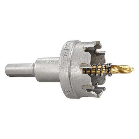 Starrett Carbide Tipped Hole Saw, 1-17/32", 39mm SM39