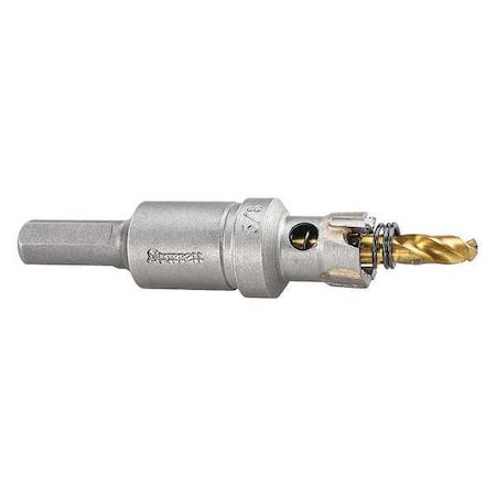 Starrett Carbide Tipped Hole Saw, 5/8", 16mm SM16