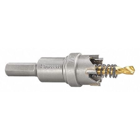Starrett Carbide Tipped Hole Saw, 7/8", 22mm SM22