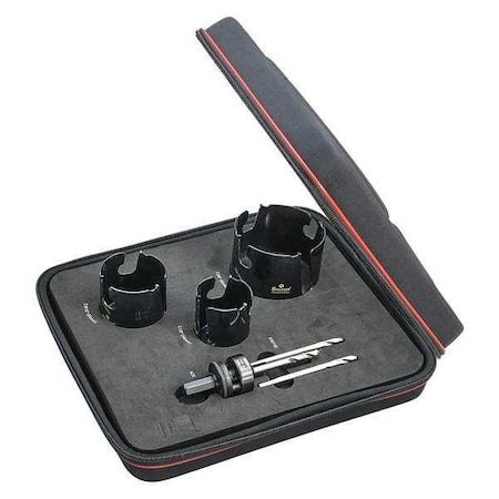 Starrett All Purpose Carbide Tip Hole Saw Kit, 6 KMP03031-N