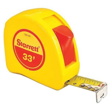 Starrett 33 ft. Tape Measures, 1" Blade KTS1-33-N