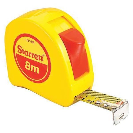 Starrett 8m Tape Measures, 1" Blade KTS1-8M-N
