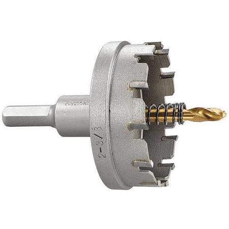 Starrett Carbide Tipped Hole Saw, 2-3/8", 60mm SM60