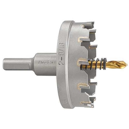 Starrett Carbide Tipped Hole Saw, 2-9/16", 65mm SM65