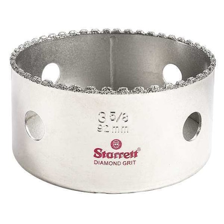 Starrett 3-5/8" Synthetic Diamond Grit Hole Saw KD0358-N