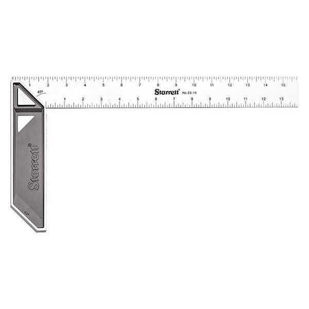 Starrett Stainless Carpenters Try Square, 14" K53-14-N