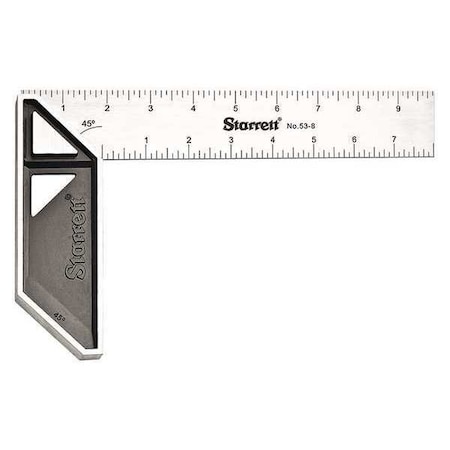 Starrett Stainless Carpenters Try Square, 8" K53-8-N