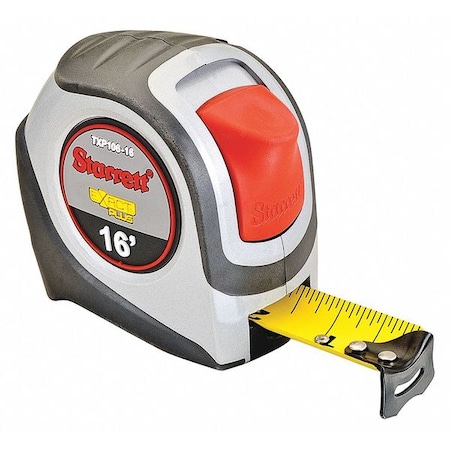 Starrett 16 ft. Tape Measures, 1" Blade KTXP106-16-N