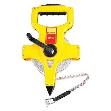 Starrett 30m Tape Measures, 1/2" Blade KTS537-30M-N