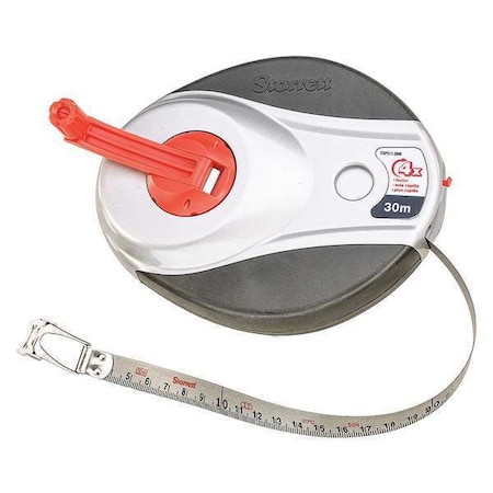 Starrett 30m Tape Measures, 1/2" Blade KTXP511-30M-N