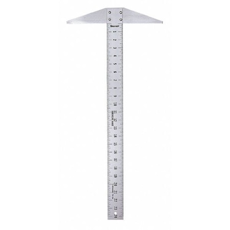 Starrett Aluminum T-Square, 24" T-24