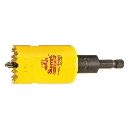 Starrett 1-9/16" (40mm) Bi-Metal HSS Hole Saw with Arbor ADCH0196