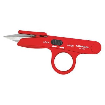 Corona Tools Hydroponic Finger Snip, Stainless Steel 1-1/4 in L Blade, ABS Plastic Handle FS 4110
