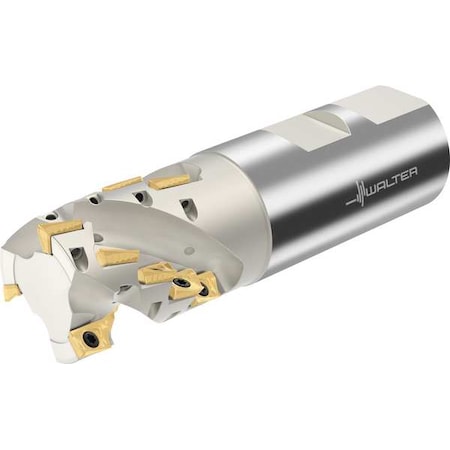 Walter Indexable Square Shoulder End Mill, 1.260" Cutter Dia, 37.00mm Cut Depth, F4038 Series F4038.W32.032.Z03.37