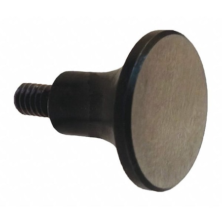 Ampg Flat Dial Indicator Contact, 3/8", Steel Z9492