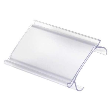 Akro-Mils Flat Label Holder, 3"W x 1-1/4"H, Clear, PK25 29308