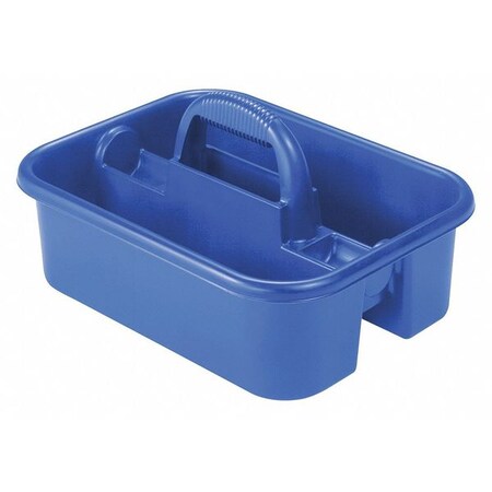Akro-Mils Tote, Tote Caddy 13-7/8 x 18-3/8 x 9, Blue, Blue 09185BLUE