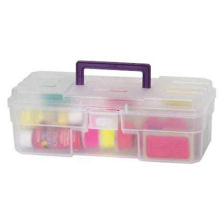 Akro-Mils Craft Supply Box, 6 x 12 x 4, Clear 09912CLPUR