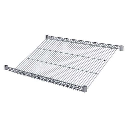 Akro-Mils Wire Shelf, 24"D x 36"W, 4 Shelves, Chrome AWS2436SHELF