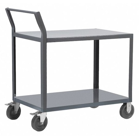 Akro-Mils Shelf Cart, Swayback Handle, 24x48x35.25 R1S10FP22448
