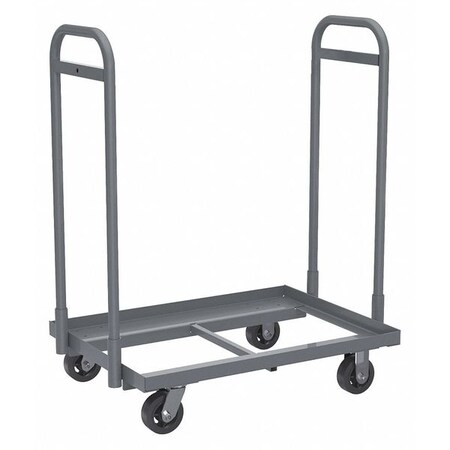 Akro-Mils Plat Truck Steel, 1 CrossbarHandle, 24x60 R2125MRB2460