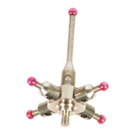 Ampg Cmm Star Styli 2mm Ruby, 20mm Wide, M2 Z3862