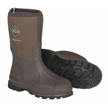 Muck Boot Co Boots, Plain Toe, 12 in Height, Pull On Closure, Exclusive Design Sole, Brown, 5 CMCT-900/5