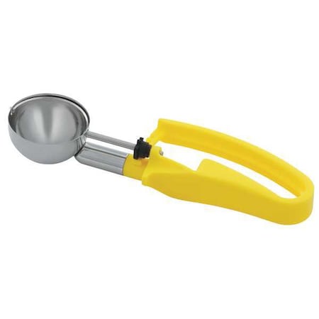 Vollrath Squeeze Disher, 1.8 oz., SS, Yellow 47396