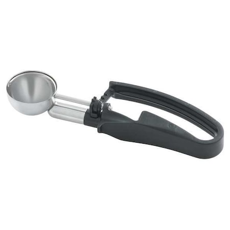 Vollrath Squeeze Disher, 1.13 oz., SS, Black 47398
