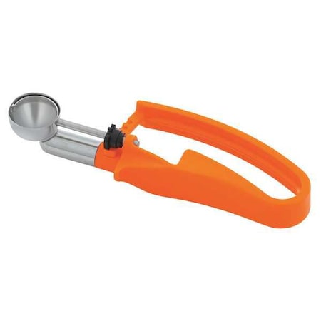Vollrath Squeeze Disher, 0.33 oz., SS, Orange 47404