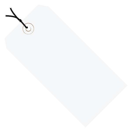 Partners Brand Shipping Tags, Pre-Strung, 13 Pt., 3 3/4" x 1 7/8", White, PK1000 G11032G