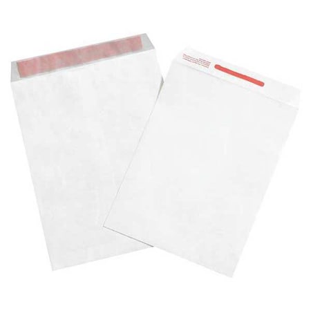 Tyvek Tyvek Tamper Evident Envelopes, 10" x 13", White, PK100 TYF1013TE